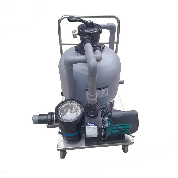 Bộ Hút Vệ Sinh bể bơi Di Động 3 Món: Bơm, Bình Lọc, Xe Đẩy – Thiết bị vệ sinh bể bơi